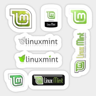 linux mint set Sticker